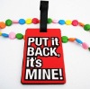 luggage tag rubber product