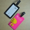 luggage tag strap with coloured logo