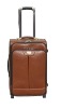 luggage trolley bag PU leather boxing leather bag madam leather bag