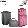 luggage trolley + fashional cosmetic bag set