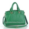 luxury fashion crocodile pattern leather handbag