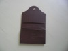 luxury hotel faux leather wallet