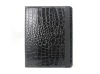 luxury leather case for ipad2-360 degree rotating