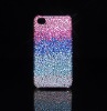 luxury phone case for iPhone 4S with swarovski crystal (4G-JB4-4)  Paypal