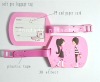 [made in china] weddings item soft pvc luggage tag,boarding pass
