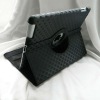 magnetic swivel PU case for iPad 2