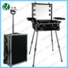 makeup case with lights,lighted makeup case with stand