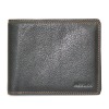 man craft leather wallet with two line stiching