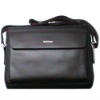 man leather shoulder  messenger briefcase