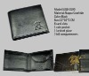 man's dark colour leather germicidal card holder/wallet