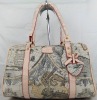 map printing good quality lady bag