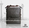 men designer black leather shoulder bag