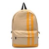 men leather school backpack bag