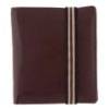 men's leather wallet with elastic band fastening