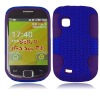 mesh silicone case cover for Samsung S5670 blue and purple