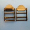 metal adjustable tri-glide ladder buckle