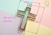 metal decoration cross tag q-1449