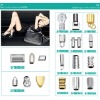 metal fittings for handbag and leather bag ZJ6671