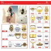 metal fittings for handbag and leather bag ZJ6677