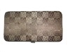 metal frame flat wallet