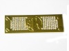 metal handbag labels