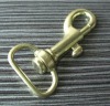 metal handbag snap hook in bronze color