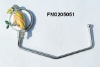 metal hook for handbag (yellow parrot design, zinc alloy metal+ epoxy+crystal)