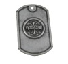 metal luggage tag