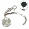 metal purse hanger hook with crystal