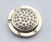 metal rhinestone purse hooks folding