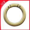 metal round buckle with screw for bag
