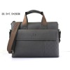 metal security briefcase leather