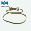 metallic elastic gift cord bow