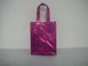 metallic shopping bag