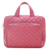 microfiber quilted laptop bag