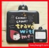 mini bag shape silicone luggage tag/bag tag