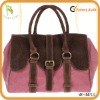 mini duffle style leather handbags for ladies with studs