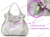 mini fashion shoulder bag lock with key to keep the bag security