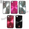 mixed colors CD Grain Hard Back Case Cover With Frame For iPhone 4 4G accessory for iphone 4 IP-148