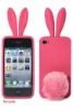 mobile phone rabbit rubber cases for iphone 4