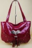 modern fashion lady handbags in red color