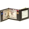 money clip wallet with flip id