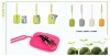 most popular colorful silicone key bag