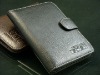 multi card leather wallet black