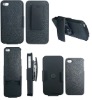 multi-functional stand leather cover case for iphone 4G