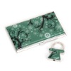 name card holder+key ring set