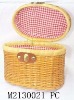 natural and eco-friendly material picnic basket