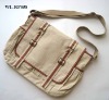 natural canvas leisure bag