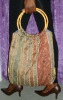 natural fashion bamboo handle and knob oval