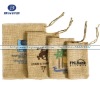 natural jute bags logo pouches